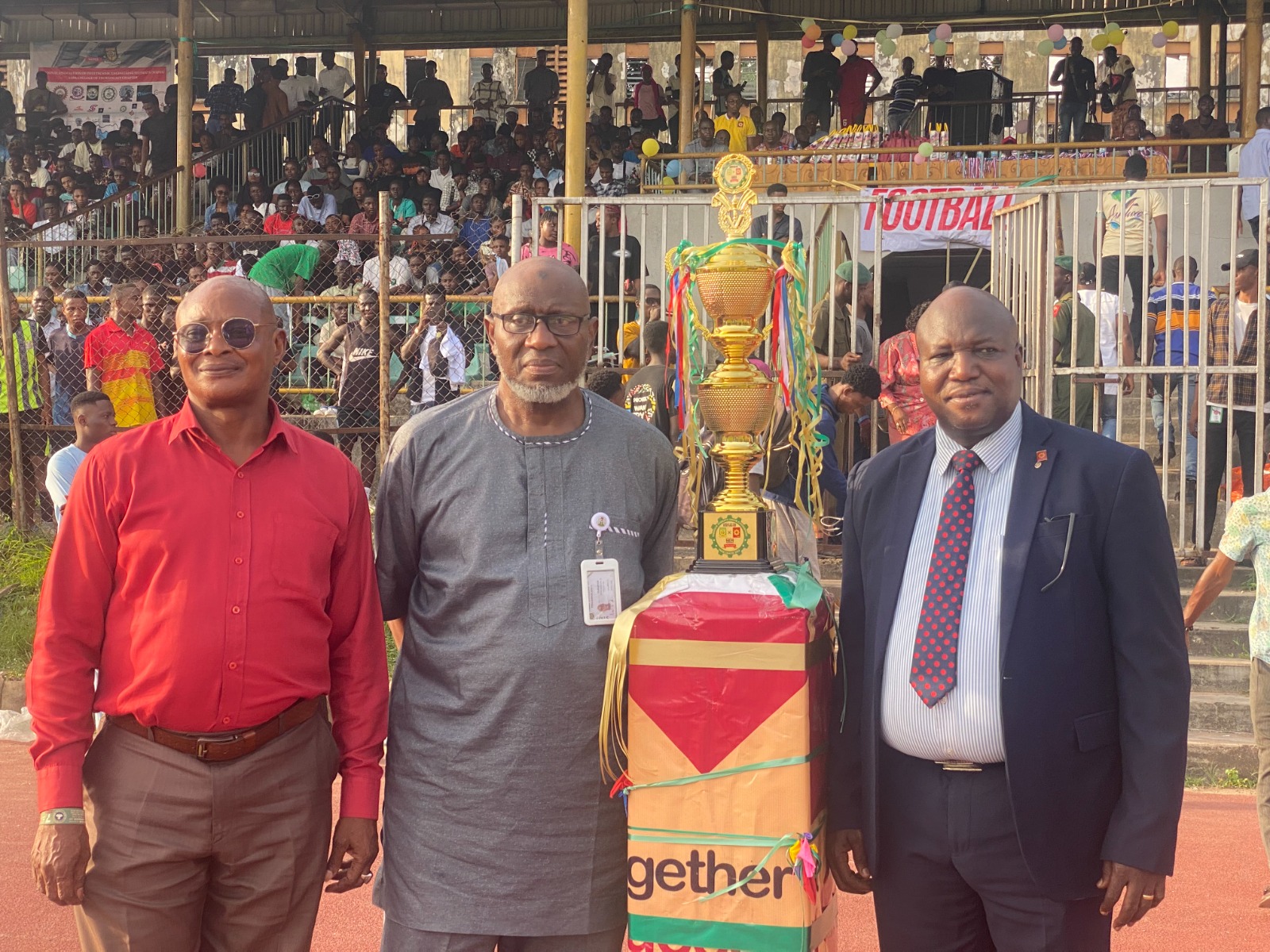 Presenting The Trophy